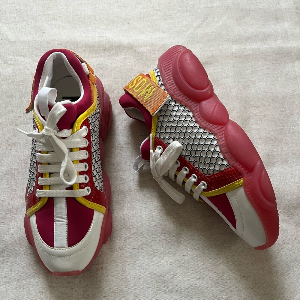 Moschino Teddy Pop Mesh Bubble Sneakers EU 37 US 7